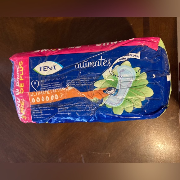New Package Tena Intimates Ultimate 6 With 3X Protection Dry Secure Odor Control - Picture 5 of 8